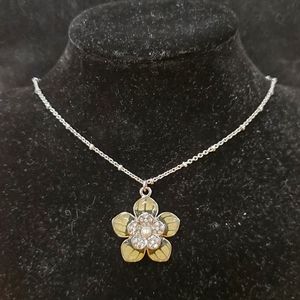 Lia Sophia "Jasmine" Flower Necklace